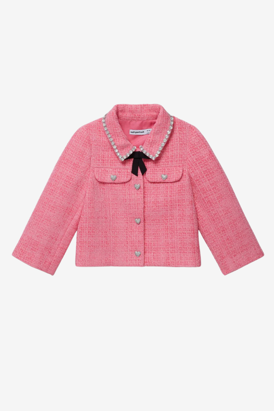 Pink Textured Woven Jacket