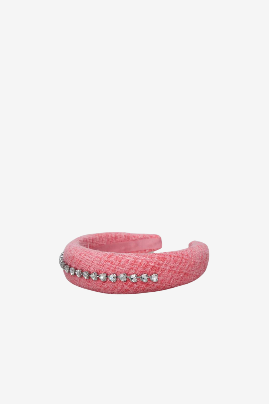 Pink Textured Woven Hairband