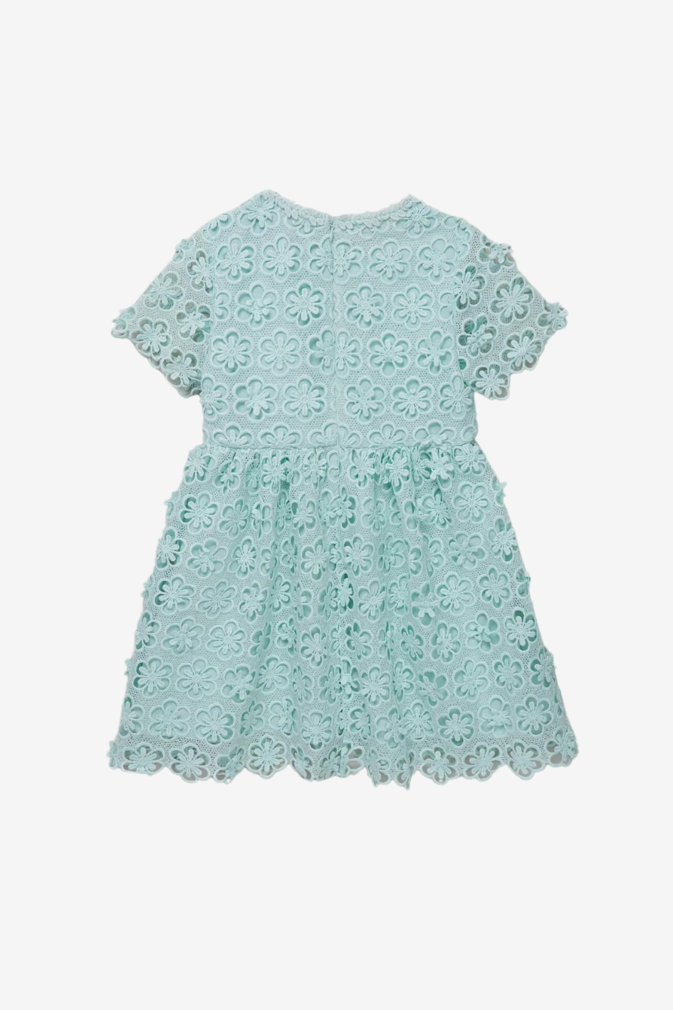 Green Floral Lace Dress