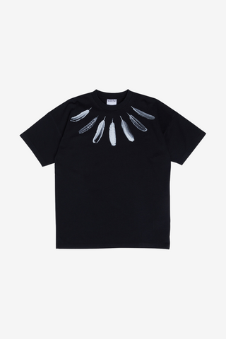Wind Feathers Over T-Shirt