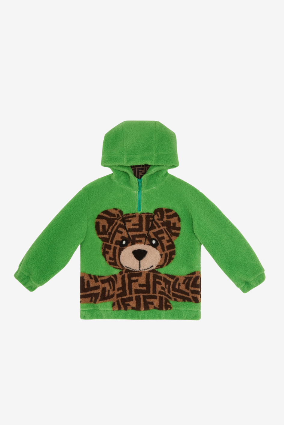 Junior-Sweatshirt mit Maxi-Fendi-Bärenintarsie