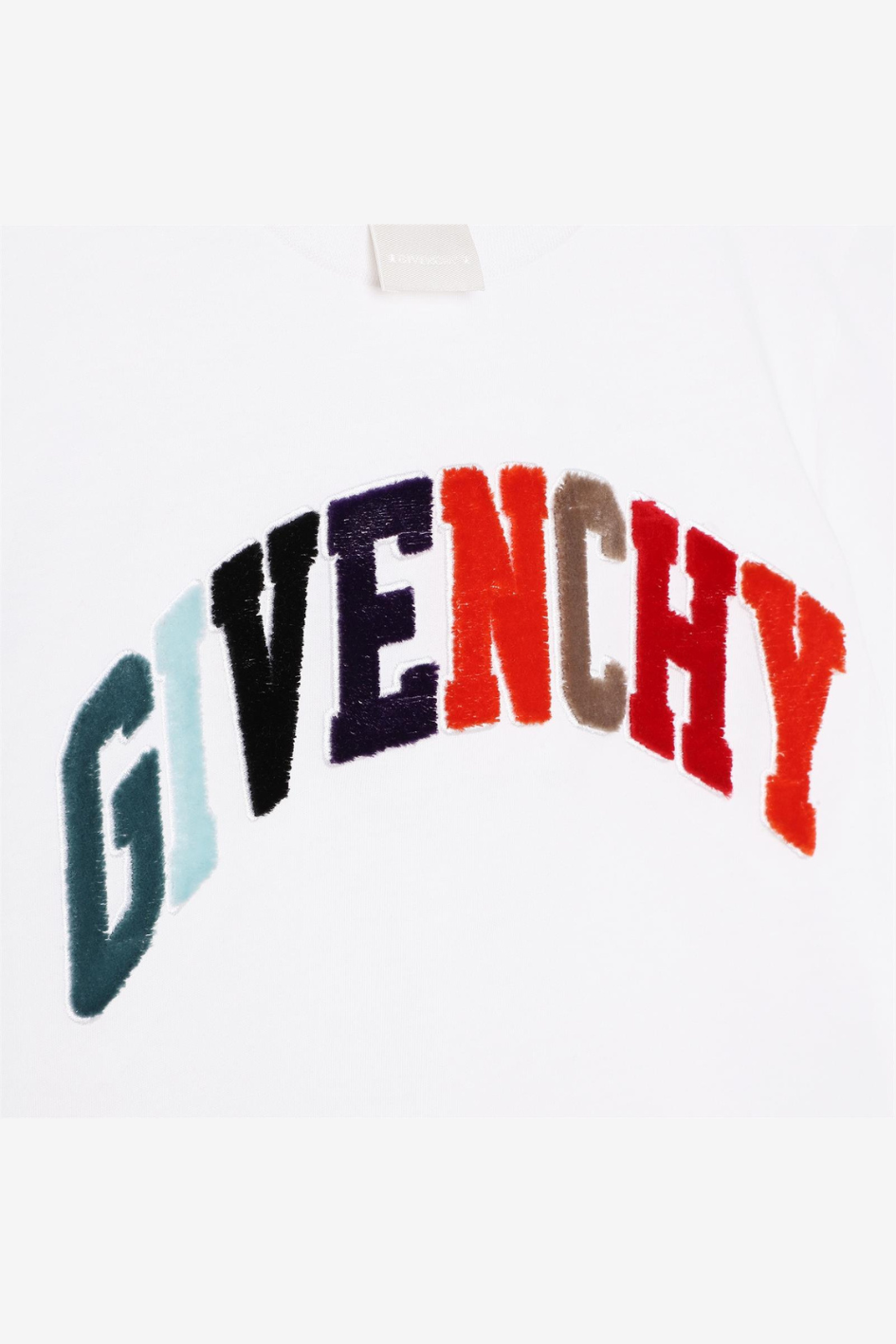 T-Shirt with velours logo