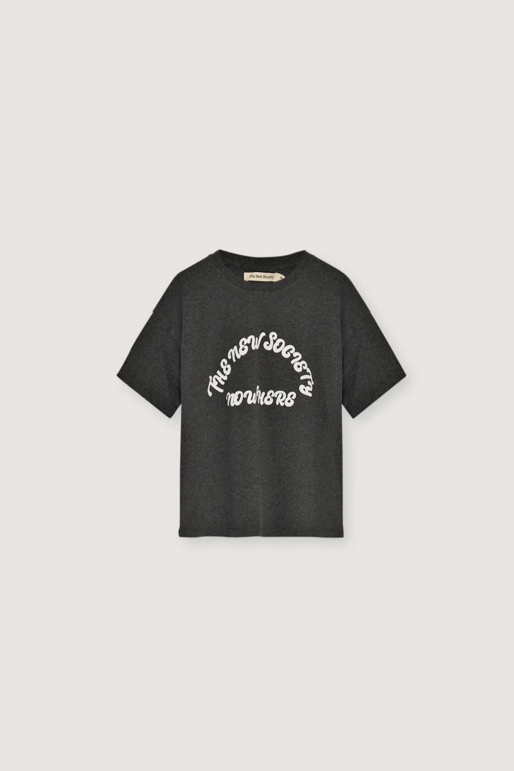 T-shirt with Large Contrasting Logo