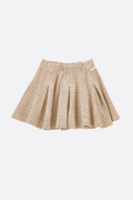 Flannel check skirt