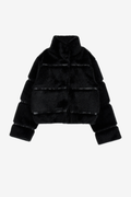 Black Faux Fur Jacket