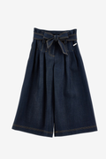 Wide-Leg Jeans with Belt