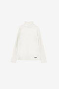 Turtleneck Long-Sleeve Top