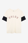 T-Shirt with Contrast Sleeves