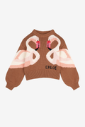 Flamingo Intarsia Sweater