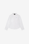 Classic Cotton Shirt with Logo