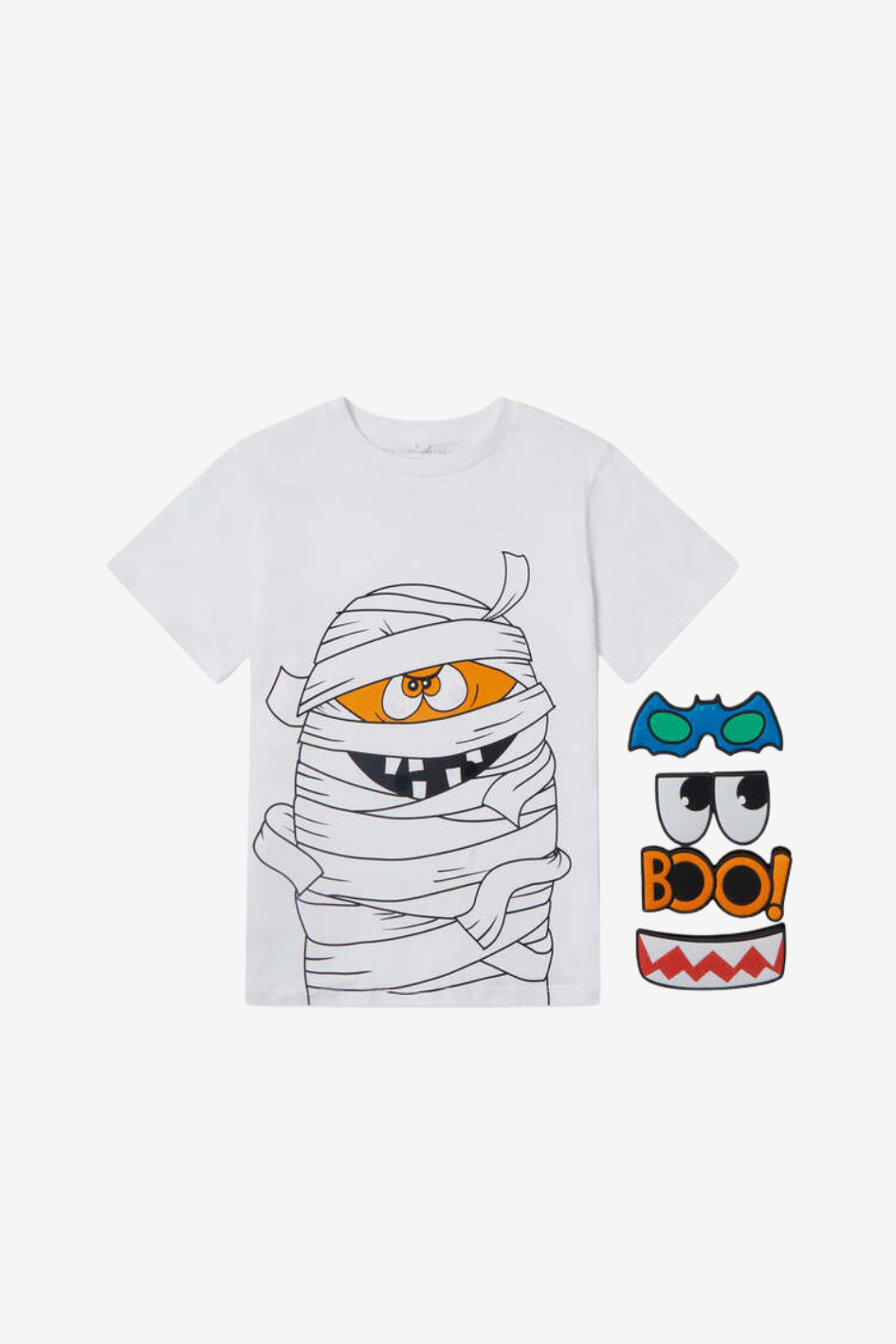 Kids Longsleeve blue Monster Comic Print