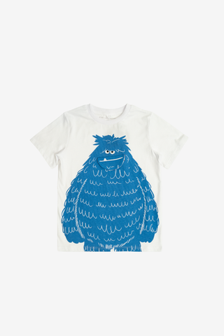 Kids T-Shirt blue Monster Print