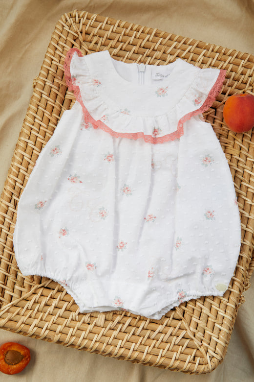 Baby Romper with Flounces