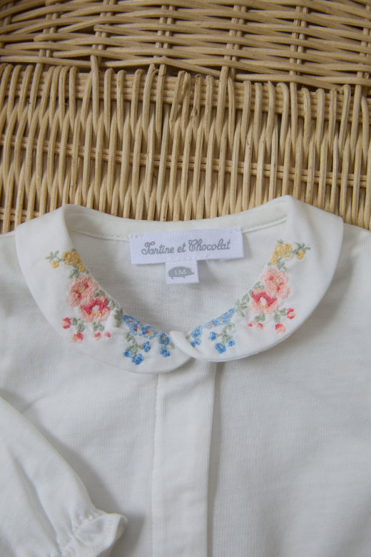 Pyjama with embroidery