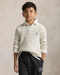 Cable-Knit Cotton Jumper