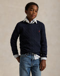 Cable-Knit Cotton Jumper