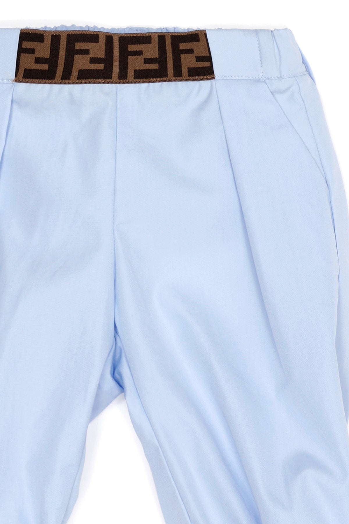 Blue Baby Pants with FF Logo Detail