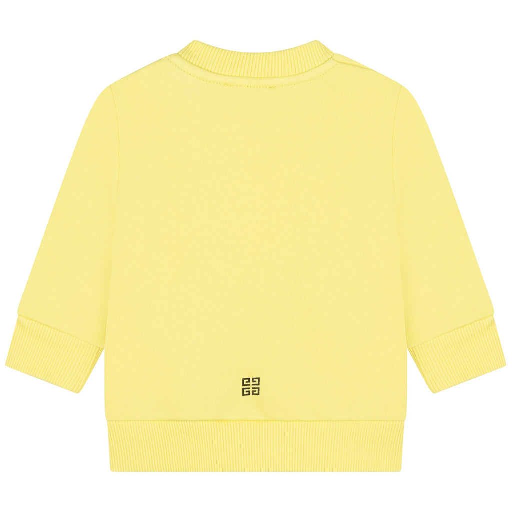Yellow Sweater with Givenchy Square Logo