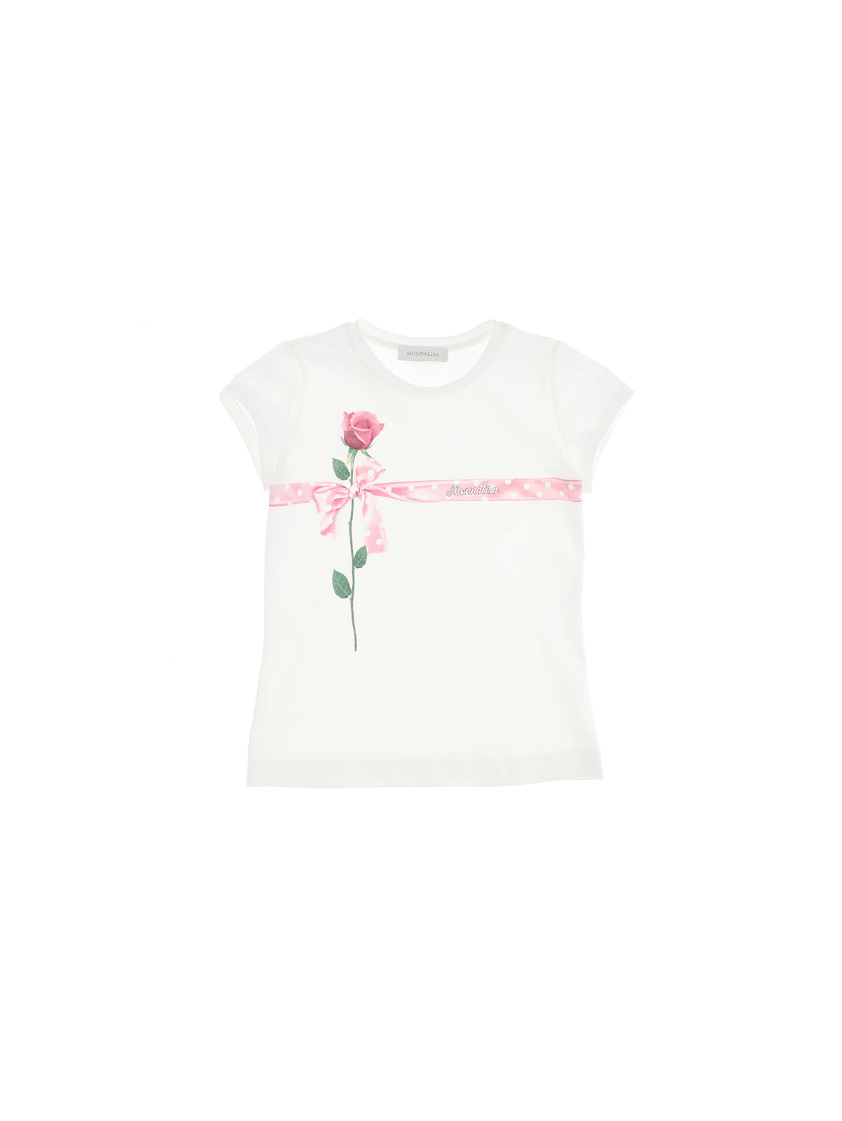 T-Shirt Rose and Ribbon Print