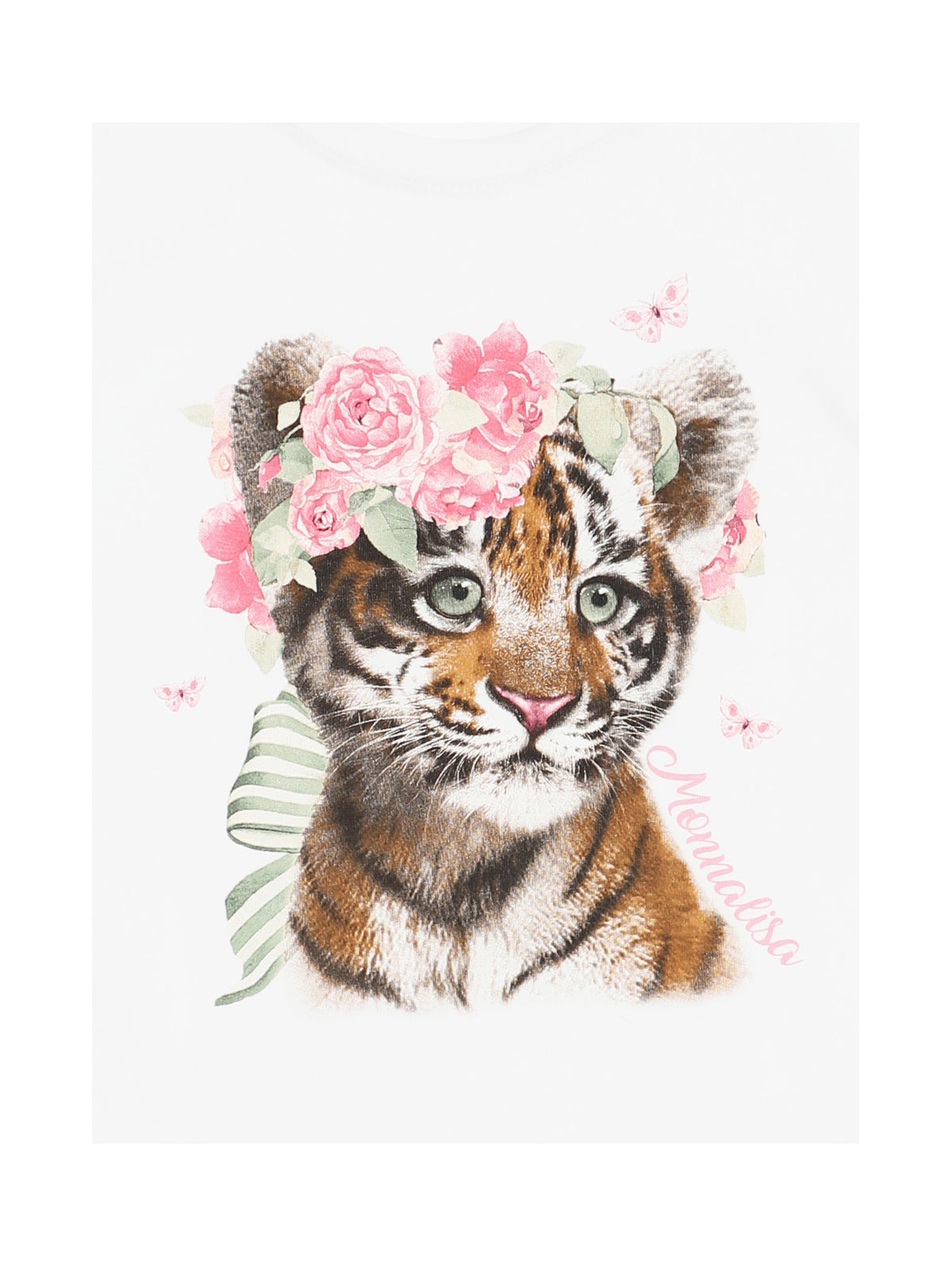 T-Shirt Tiger with Flower Crown