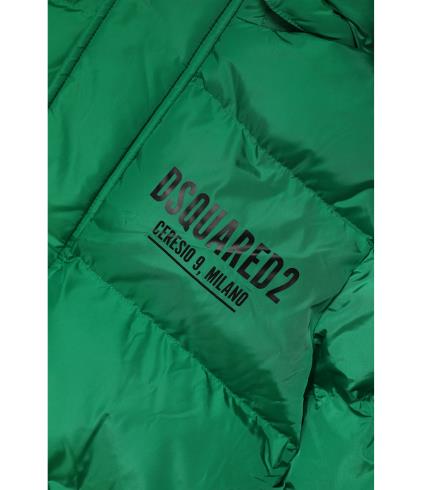 Green Puffy Down Jacket