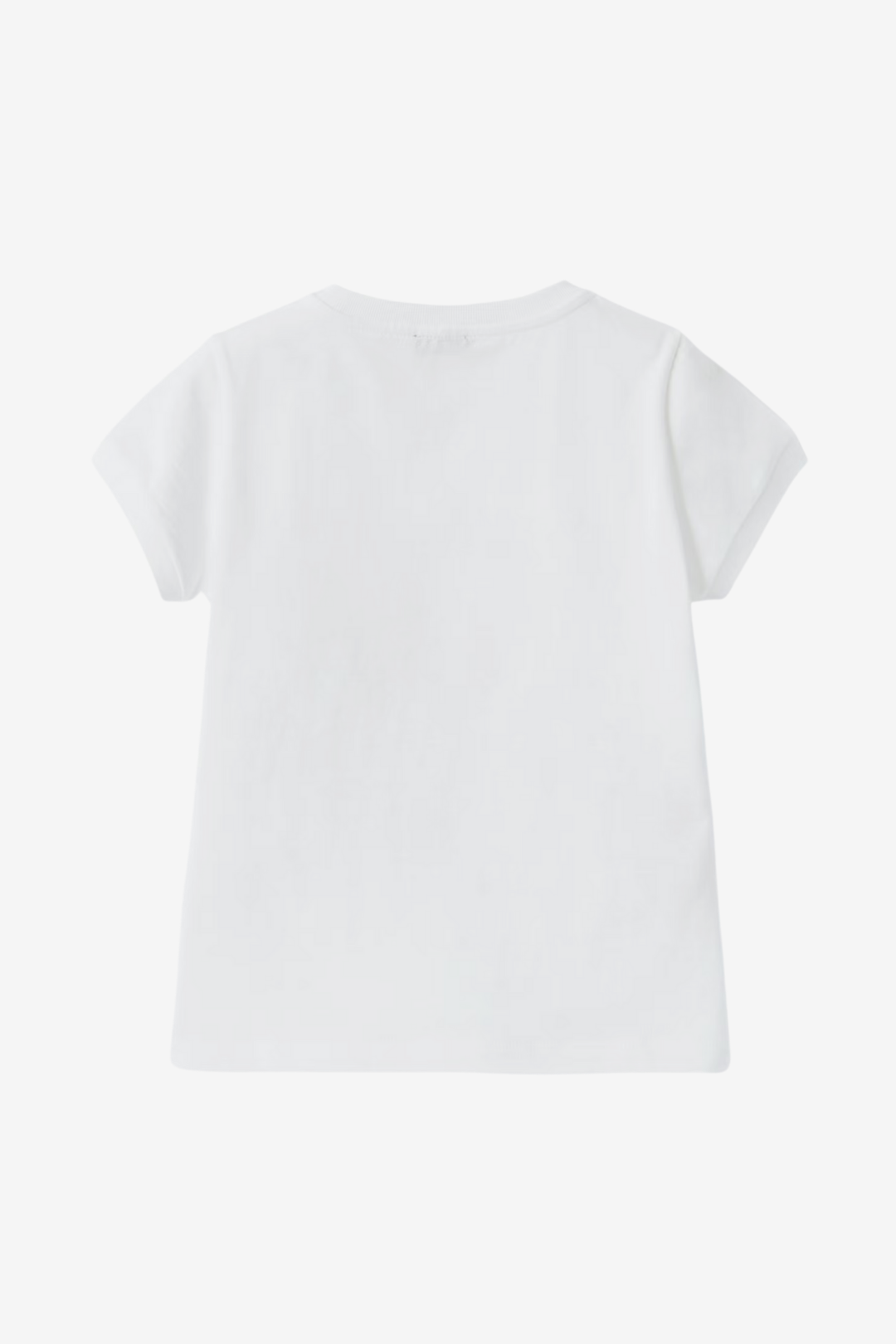 Weißes T-Shirt mit Mädchen