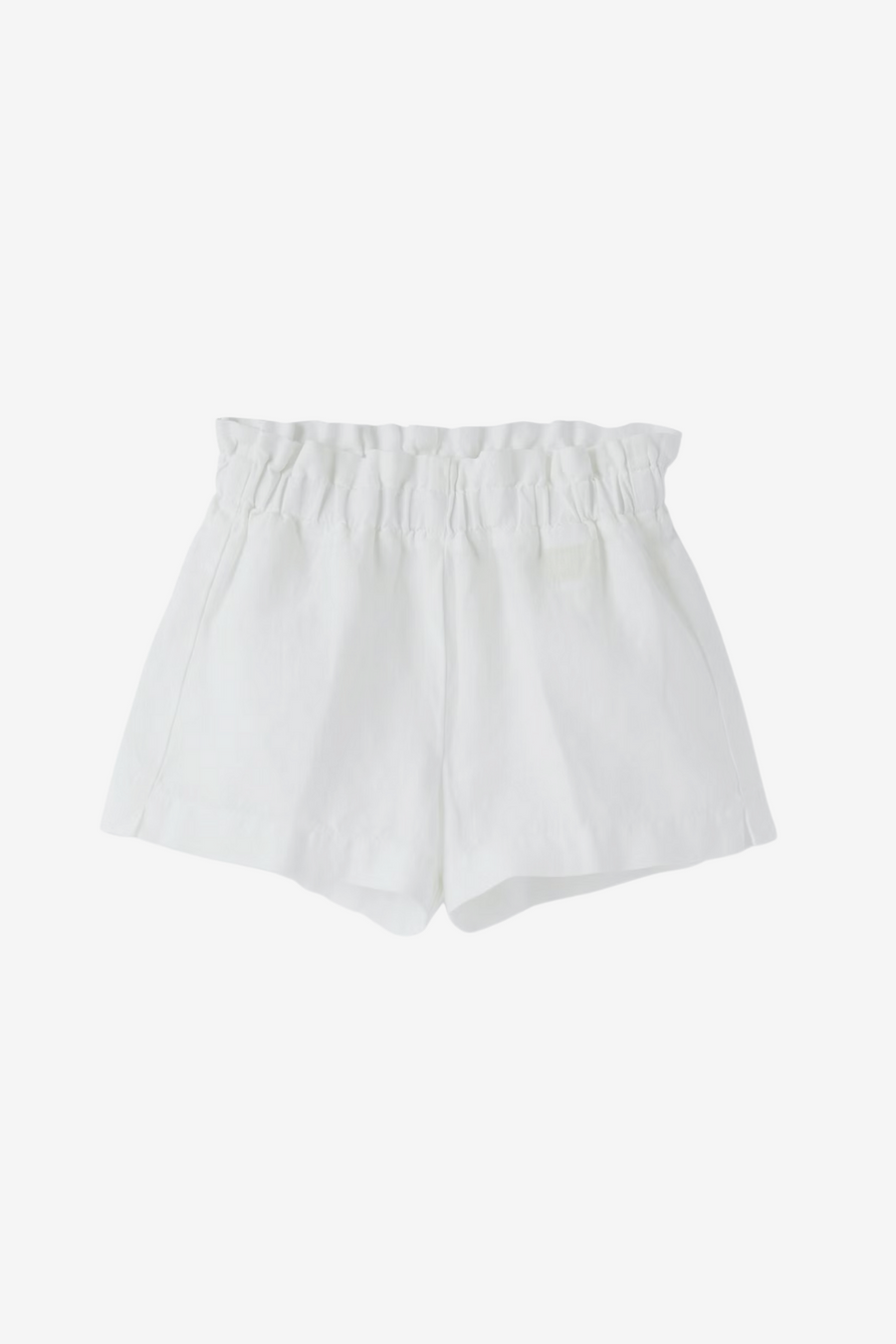 Bermudashorts aus weißem Leinen