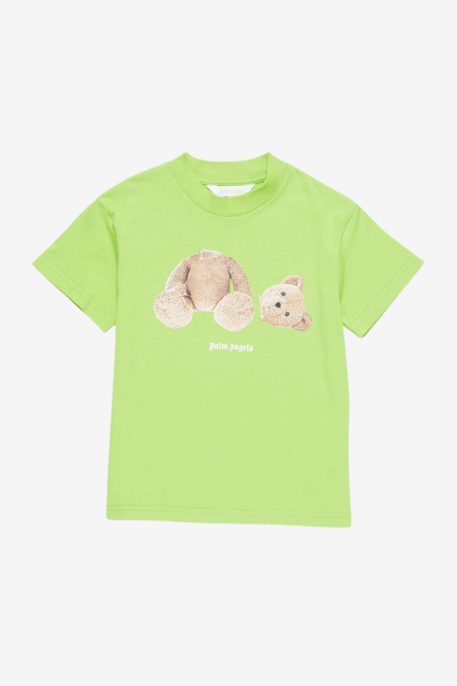 Lime Green T-Shirt with ripped Teddy
