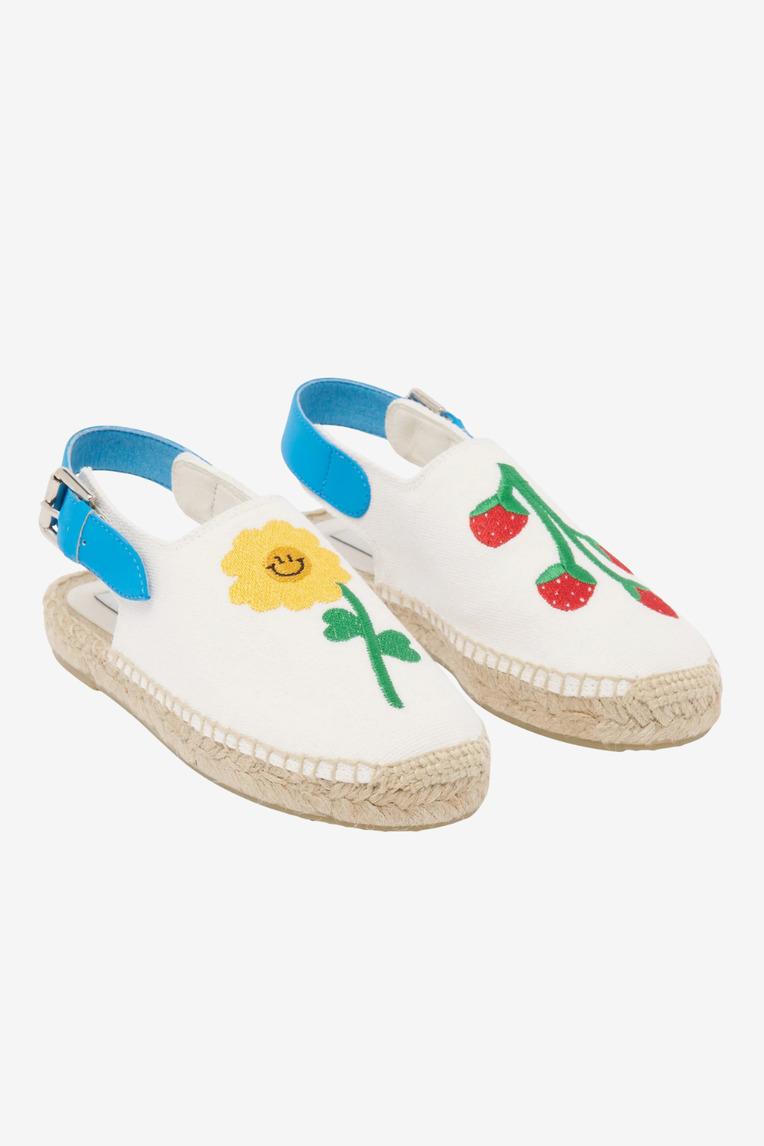 Espadrilles with Berry Embroidery