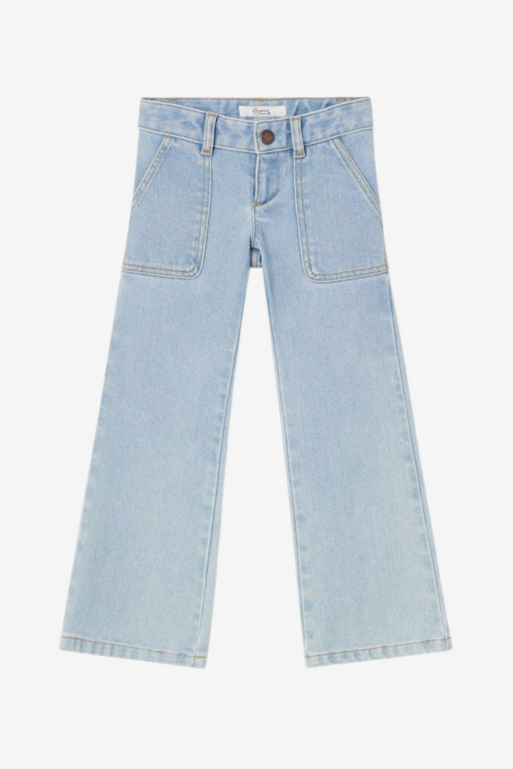 Bootcut Jeans for Girls light denim