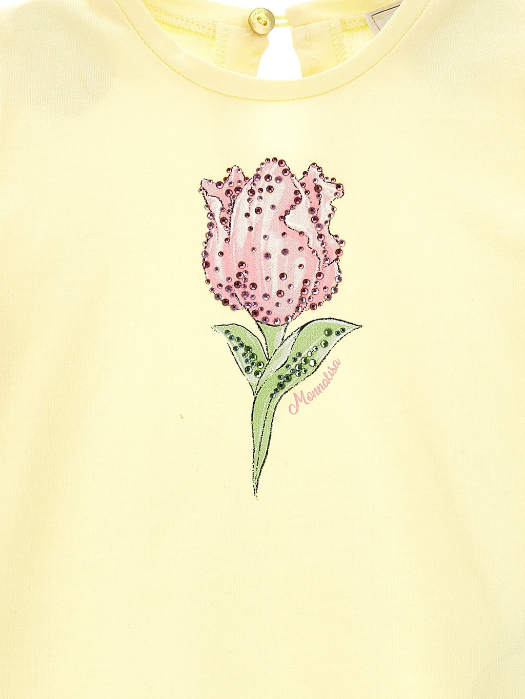 Baby T-Shirt mit Tulpe und Strass