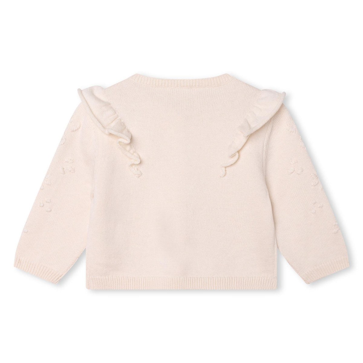 Baby Cardigan with Volant Details