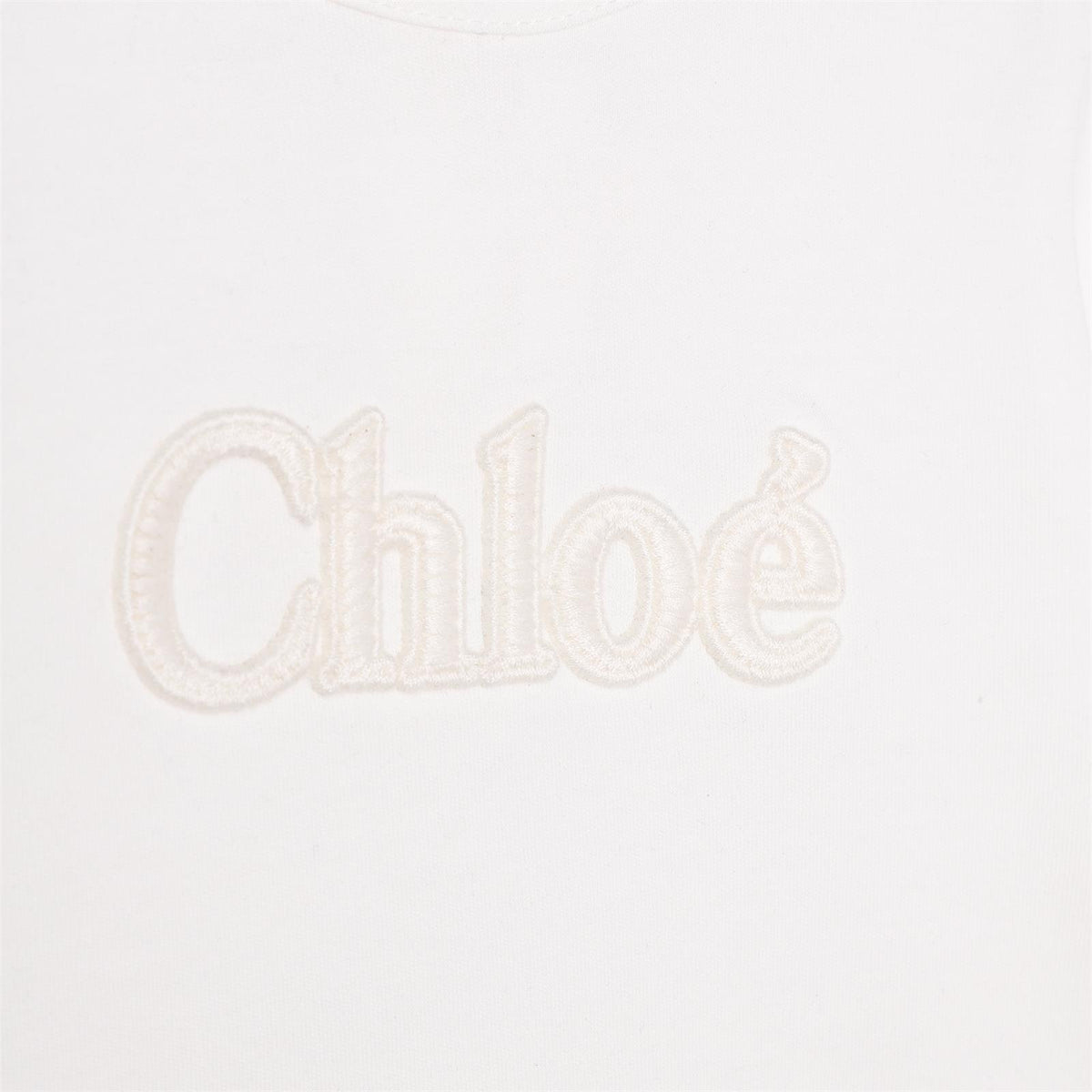 Baby Long-Sleeve Shirt with Chloe Logo