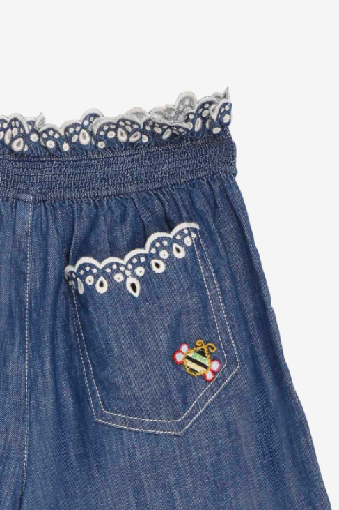 Tiggy Scallop Denim Pant