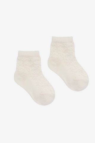 Baby cotton socks with Interlocking G