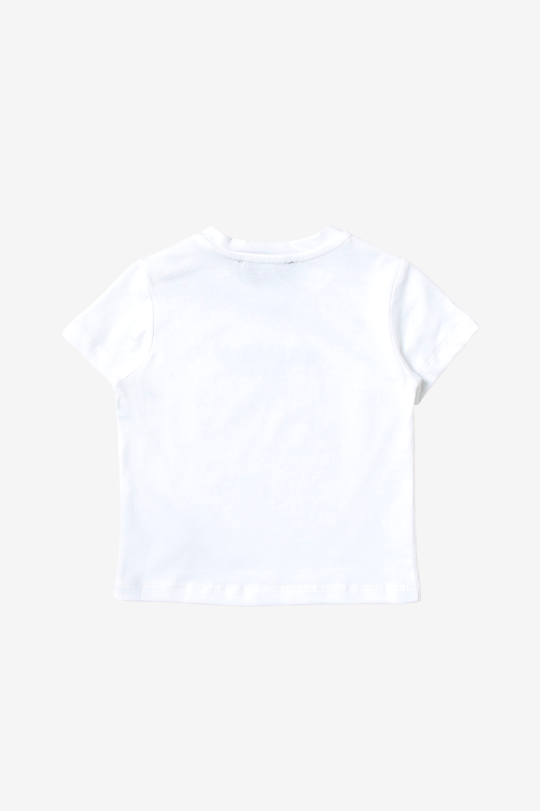 Baby T-Shirt with Velvet Balmain Logo