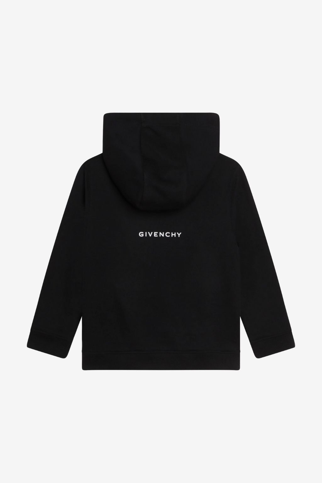 Black Hoody with multi-colored Givenchy Square Logo