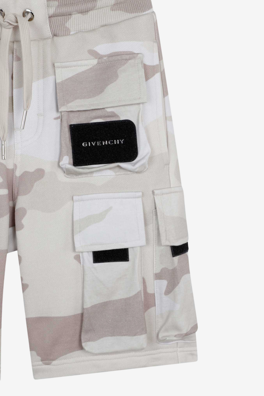 Camouflage Shorts with Givenchy Logo
